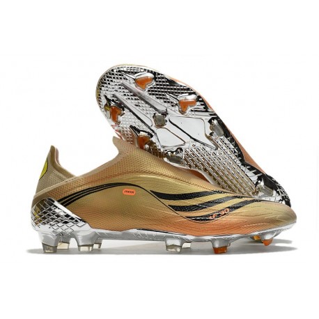 New adidas X Speedflow+ FG Gold Black