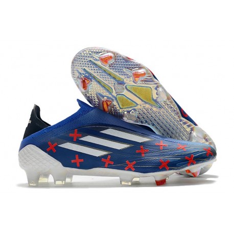 New adidas X Speedflow+ FG adidas X Speedflow + FG 11/11 - Bold Blue/ Footwear White/ Vivid Red LIMITED EDITION