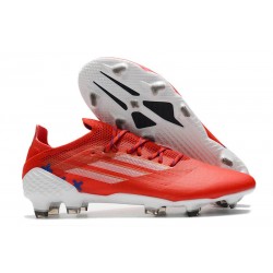 adidas X Speedflow.1 FG Soccer Cleats Meteorite - Red Core Black Solar Red