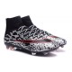 New Top Nike Mercurial Superfly Iv FG Cleat Black Red White