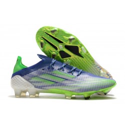 adidas X Speedflow.1 FG Adizero White Screaming Green Sonic Ink