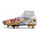 Nike Mercurial Superfly 8 Elite SG-PRO Anti-Clog White Red Gold
