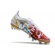 Nike Mercurial Vapor 14 Elite SG-Pro AC Soft-Ground White Red Golden