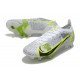 Nike Mercurial Vapor 14 Elite SG-Pro White Black Metallic Silver Volt