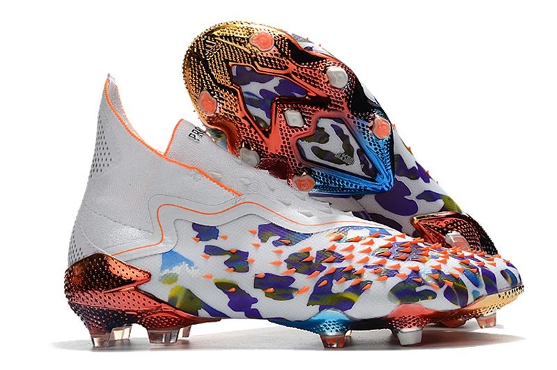 adidas Predator Freak FG Paul Pogba X Stella Mccartney White Black Orange