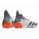 adidas Predator Freak + FG WhiteSpark - White Iron Metal Solar Red