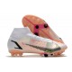 Nike Mercurial Superfly 8 Elite AG Cleats White Black Bright Crimson Pink Blast