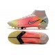 Nike Mercurial Superfly 8 Elite AG Cleats Dream Speed 4 - White Metallic Silver Pure Platinum