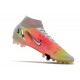 Nike Mercurial Superfly 8 Elite AG Cleats Dream Speed 4 - White Metallic Silver Pure Platinum