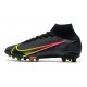 Nike Mercurial Superfly 8 Elite AG Cleats Black Cyber Off Noir