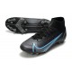 Nike Mercurial Superfly 8 Elite AG Cleats Black Iron Grey