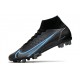 Nike Mercurial Superfly 8 Elite AG Cleats Black Iron Grey