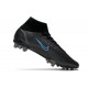 Nike Mercurial Superfly 8 Elite AG Cleats Black Iron Grey