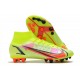 Nike Mercurial Superfly 8 Elite AG Cleats Volt Bright Crimson Black