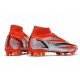 Nike Mercurial Superfly 8 Elite AG Chile Red Black White Total Orange