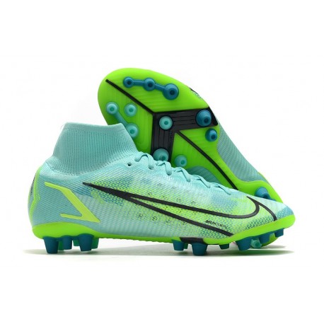 Nike Mercurial Superfly 8 Elite AG Cleats Dynamic Turq Lime Glow