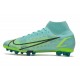 Nike Mercurial Superfly 8 Elite AG Cleats Dynamic Turq Lime Glow