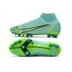 Nike Mercurial Superfly 8 Elite AG Cleats Dynamic Turq Lime Glow