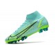 Nike Mercurial Superfly 8 Elite AG Cleats Dynamic Turq Lime Glow