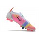 Nike Mercurial Vapor XIV Elite AG-Pro Dragonfly - White Metallic Silver Dark Raisin LIMITED EDITION