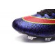 Mens 2015 Nike Mercurial Superfly 4 FG Soccer Boot Purple Red Black