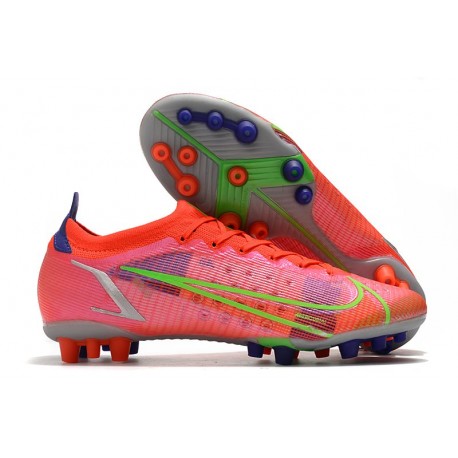 Nike Mercurial Vapor XIV Elite AG-Pro Bright Crimson Metallic Silver