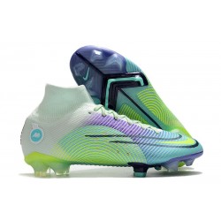 Nike Mercurial Superfly VIII Elite FG Cleats Dream Speed 5 - Barely Green Volt Electro Purple