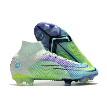 Nike Mercurial Superfly VIII Elite FG Cleats Dream Speed 5 - Barely Green Volt Electro Purple