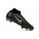 Nike Mercurial Superfly VIII Elite FG Cleats Shadow - Black Metallic Gold Metallic Silver