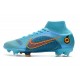 Nike Mercurial Superfly VIII Elite FG Cleats Blueprint - Chlorine Blue Laser Orange Marina