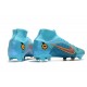 Nike Mercurial Superfly VIII Elite FG Cleats Blueprint - Chlorine Blue Laser Orange Marina