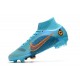 Nike Mercurial Superfly VIII Elite FG Cleats Blueprint - Chlorine Blue Laser Orange Marina