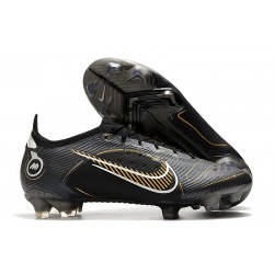 Nike Mercurial Vapor 14 Elite FG Shadow - Black Metallic Gold Metallic Silver