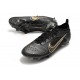 Nike Mercurial Vapor 14 Elite FG Shadow - Black Metallic Gold Metallic Silver