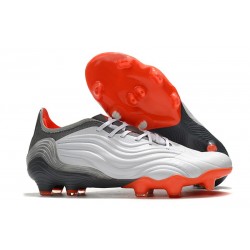 adidas Copa Sense.1 FG Boots White Solar Red Iron Metallic