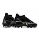 Nike Phantom GT II Elite DF FG Black Metallic Dark Grey Metallic Gold