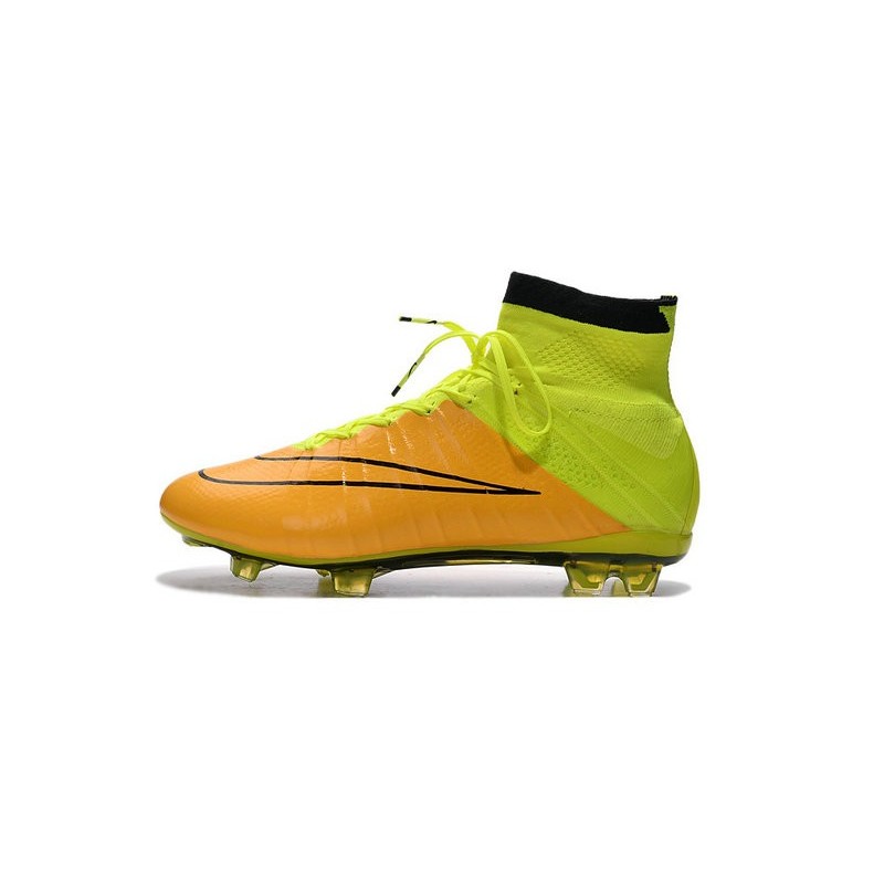 yellow mercurial football boots
