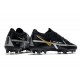 Nike Phantom GT II Elite FG Black Metallic Dark Grey Metallic Gold