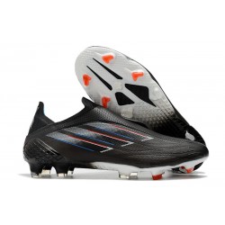 New adidas X Speedflow+ FG Core Black White Vivid Red