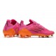 adidas X Speedflow.1 FG Soccer Cleats Pink Orange