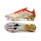 adidas X Speedflow.1 FG Soccer Cleats Gold Red White