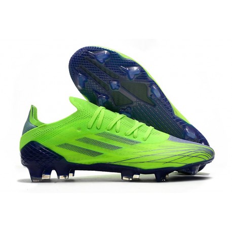 adidas X Speedflow.1 FG Soccer Cleats Green Purple