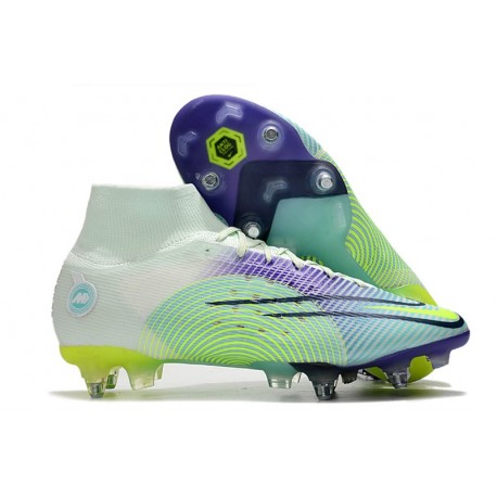 Nike Mercurial Superfly 8 Elite SG-PRO Anti-Clog Dream Speed 5 - Barely Green Volt Electro Purple