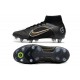 Nike Mercurial Superfly 8 Elite SG-PRO Anti-Clog Shadow - Black Metallic Gold Metallic Silver