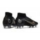 Nike Mercurial Superfly 8 Elite SG-PRO Anti-Clog Shadow - Black Metallic Gold Metallic Silver