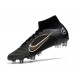 Nike Mercurial Superfly 8 Elite SG-PRO Anti-Clog Shadow - Black Metallic Gold Metallic Silver