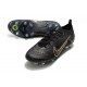 Nike Mercurial Vapor 14 Elite SG-Pro Shadow - Black Metallic Gold Metallic Silver