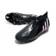adidas Predator Edge+ FG Soccer Cleats Core Black White Vivid Red