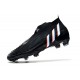 adidas Predator Edge+ FG Soccer Cleats Core Black White Vivid Red