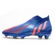 adidas Predator Edge+ FG Soccer Cleats Hi Res Blue Turbo
